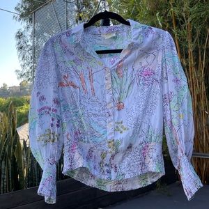 Anthropologie Animal Top 🦒🦓🐆